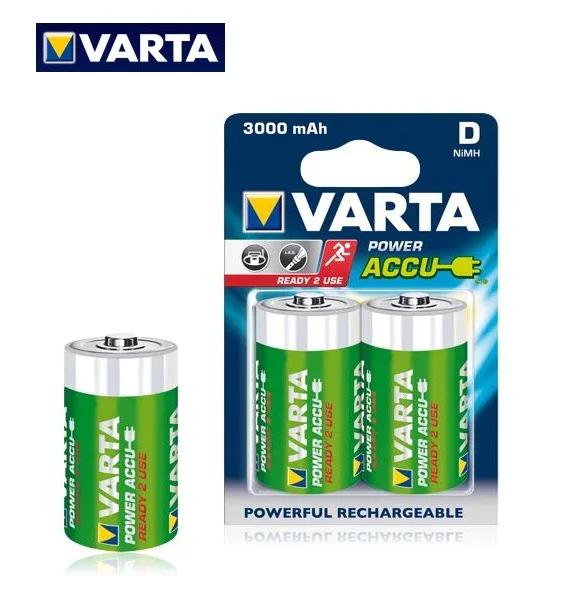 Varta D Size Rechargeable Batteries 3000mAh VA-HR20-BP2 - LX2001 - Homewares, Outdoor, Phone Accessories, Cases, Speakers, Headphones + More -
