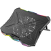 Vertux Gaming Portable Height Adjustable Cooling Pad w/ Rainbow LED lights GLARE.BLK - LX2001 - Homewares, Outdoor, Phone Accessories, Cases, Speakers, Headphones + More -