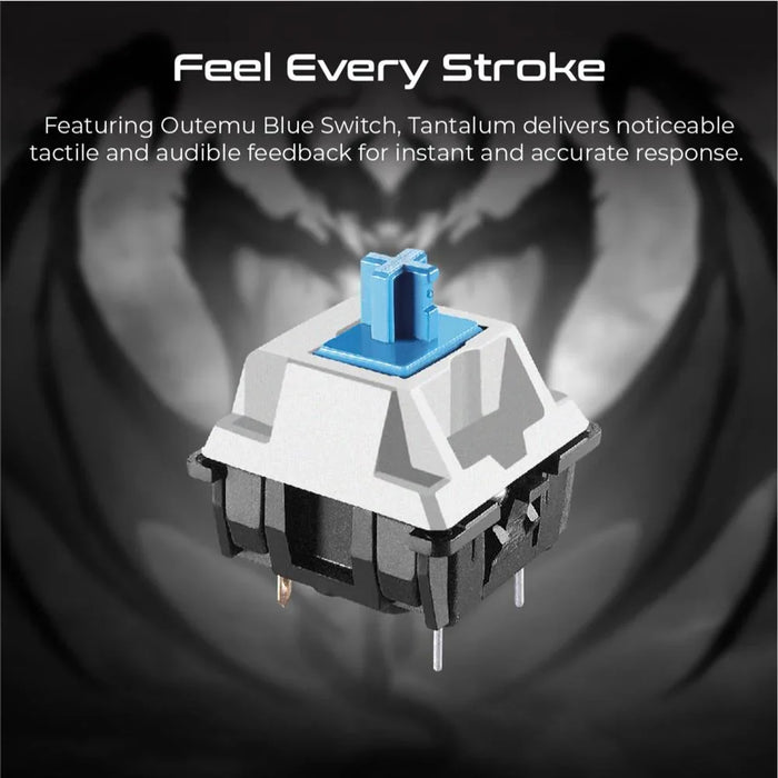 Vertux Precision Pro Mechanical Gaming Keyboard w/ RGB Backlight TANTALUM - LX2001 - Homewares, Outdoor, Phone Accessories, Cases, Speakers, Headphones + More -