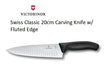 Victorinox Swiss Classic 20cm Carving Knife w/ Fluted Edge - Black 6.8063.20 - LX2001 - Homewares, Outdoor, Phone Accessories, Cases, Speakers, Headphones + More -