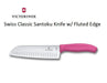 Victorinox Swiss Classic Santoku Knife w/ Fluted Edge - Pink 6.8526.17P - LX2001 - Homewares, Outdoor, Phone Accessories, Cases, Speakers, Headphones + More -