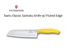 Victorinox Swiss Classic Santoku Knife w/ Fluted Edge - Yellow 6.8526.17Y - LX2001 - Homewares, Outdoor, Phone Accessories, Cases, Speakers, Headphones + More -