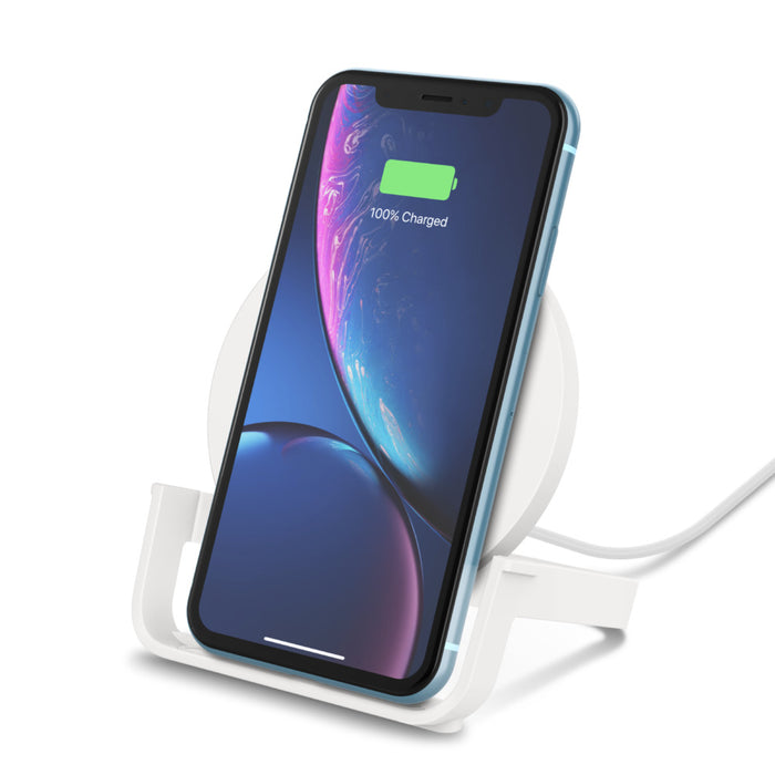 Belkin Wireless Charging Stand 10W - White - LX2001 - Homewares, Outdoor, Phone Accessories, Cases, Speakers, Headphones + More -