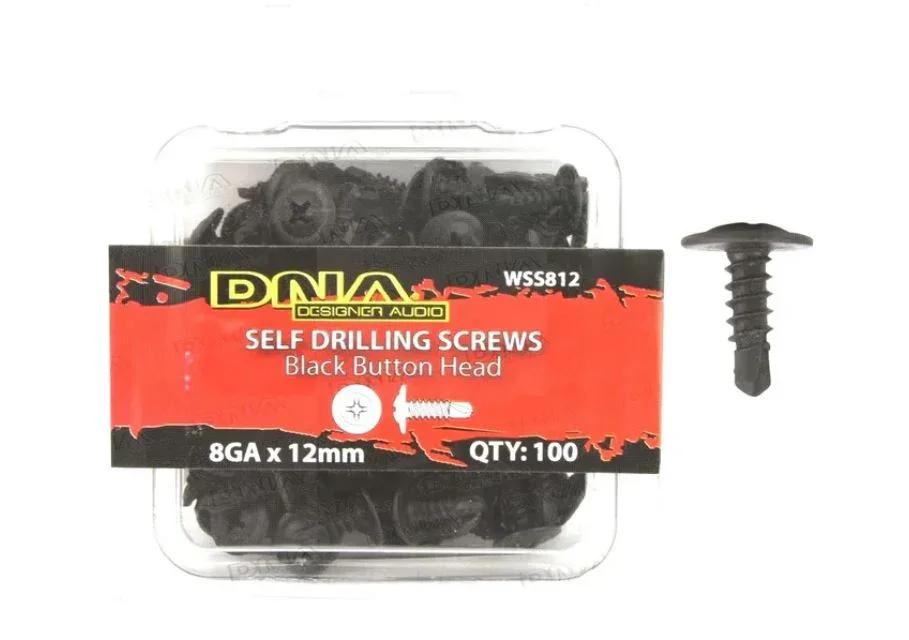 SCREW BUTTON HEAD SELF DRILLING BLACK 8G 12MM (100 PACK) - LX2001 - Homewares, Outdoor, Phone Accessories, Cases, Speakers, Headphones + More -