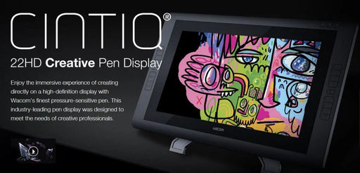 Wacom CINTIQ 22HD Pen Display - Graphics Monitor DTK-2200-K0-C - LX2001 - Homewares, Outdoor, Phone Accessories, Cases, Speakers, Headphones + More -