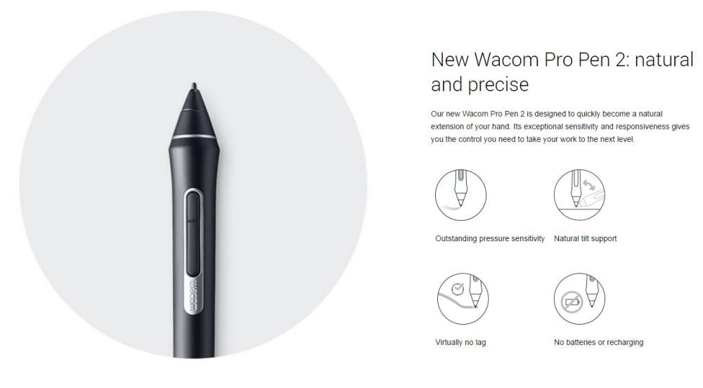 Wacom Intuos Pro PTH660 Medium with Wacom Pro Pen 2 technology