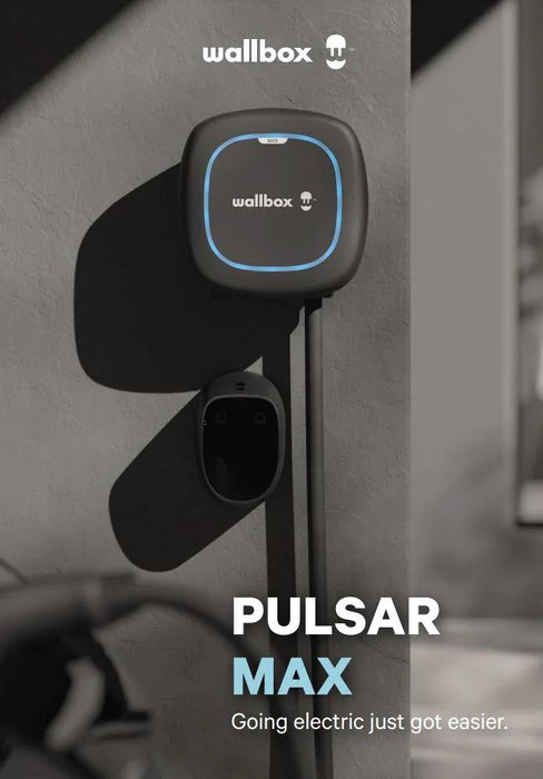 Wallbox Pulsar Max EV Electric Vehicle Charger - Type 2 - 5M - Black - LX2001 - Homewares, Outdoor, Phone Accessories, Cases, Speakers, Headphones + More -