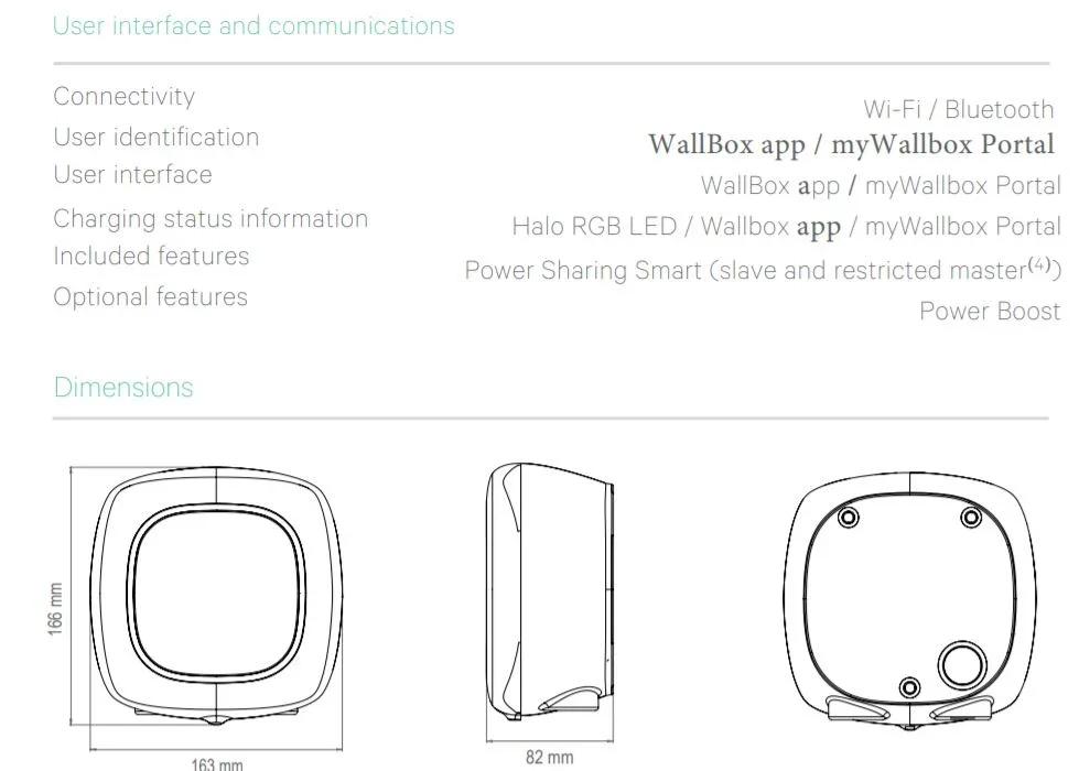 Wallbox Pulsar Plus EV Electric Vehicle Charger - Type 2 - 7M - White - LX2001 - Homewares, Outdoor, Phone Accessories, Cases, Speakers, Headphones + More -