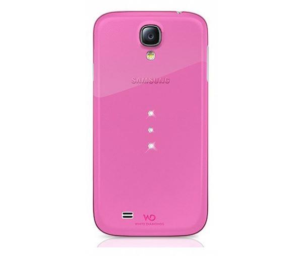 White Diamonds Samsung S4 Case Trinity Pink