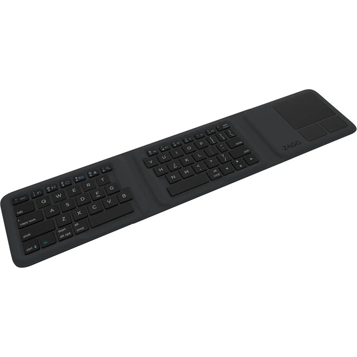 ZAGG Universal Tri-Fold Wireless Keyboard & Touchpad 103203612 848467099577 - LX2001 - Homewares, Outdoor, Phone Accessories, Cases, Speakers, Headphones + More -
