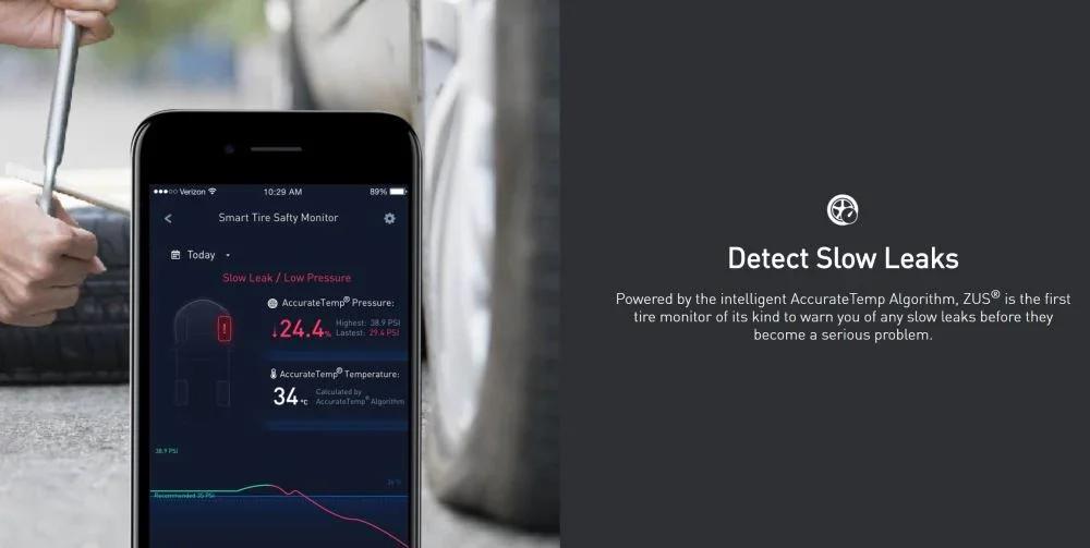 Nonda ZUS Smart Tire Safety Monitor ZUTMBKRAV - LX2001 - Homewares, Outdoor, Phone Accessories, Cases, Speakers, Headphones + More -