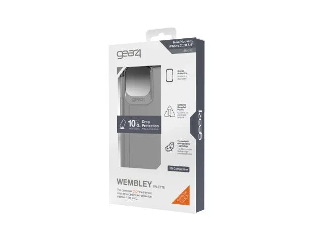 Zagg Gear4 Apple iPhone 12 Mini 5.4" Wembley Palette Case - Smoke 702006027 840056127845 - LX2001 - Homewares, Outdoor, Phone Accessories, Cases, Speakers, Headphones + More -