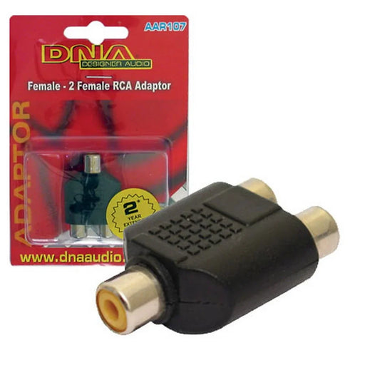 DNA RCA FEMALE TO 2 RCA FEMALE ADAPTORS - LX2001 - Homewares, Outdoor, Phone Accessories, Cases, Speakers, Headphones + More -