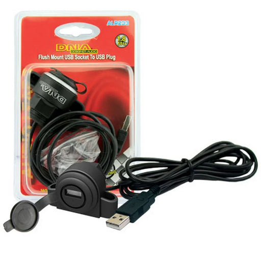 DNA USB EXTENSION FLUSH / SURFACE MOUNT SOCKET TO PLUG - LX2001 - Homewares, Outdoor, Phone Accessories, Cases, Speakers, Headphones + More -