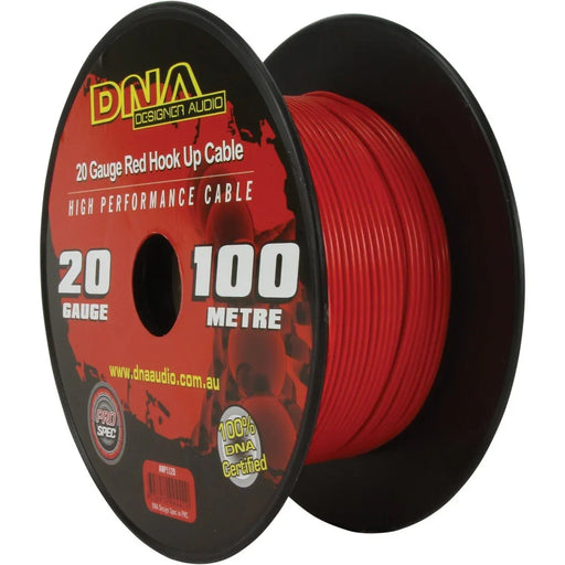 DNA CABLE 20 GAUGE HOOK UP RED 100MTR - LX2001 - Homewares, Outdoor, Phone Accessories, Cases, Speakers, Headphones + More -