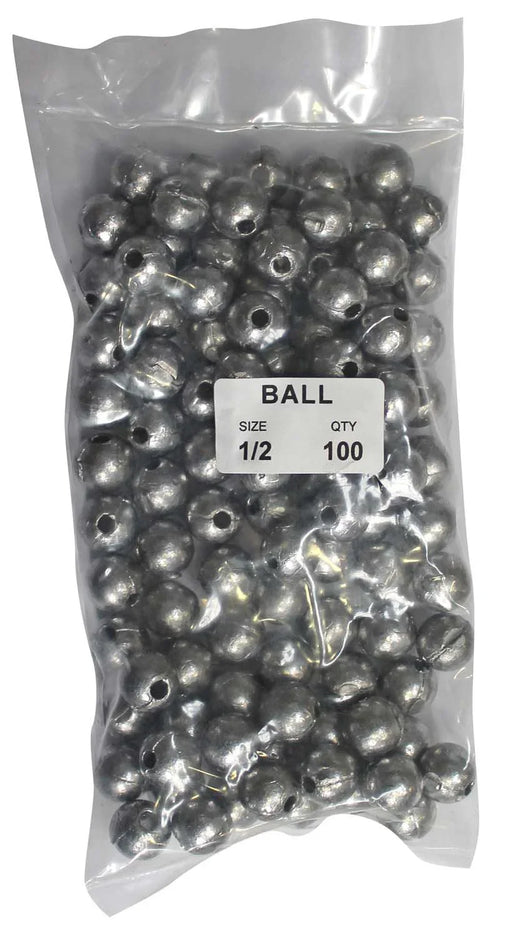 Ball Sinker Bulk Pack 1/2oz (100 per pack) - LX2001 - Homewares, Outdoor, Phone Accessories, Cases, Speakers, Headphones + More -