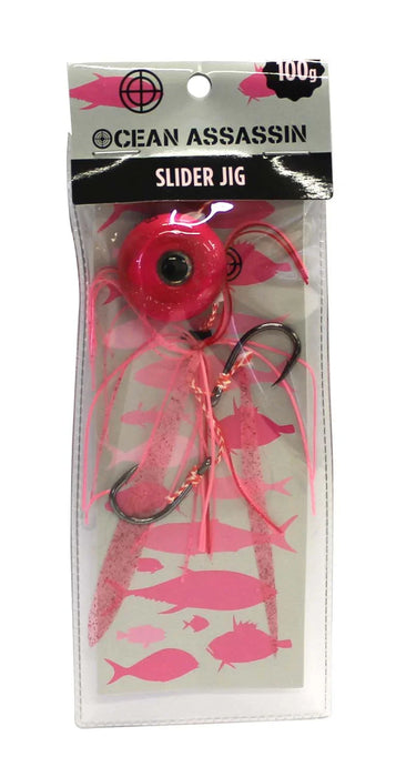 Ocean Assassin Slider Jig - Pink 100g - LX2001 - Homewares, Outdoor, Phone Accessories, Cases, Speakers, Headphones + More -