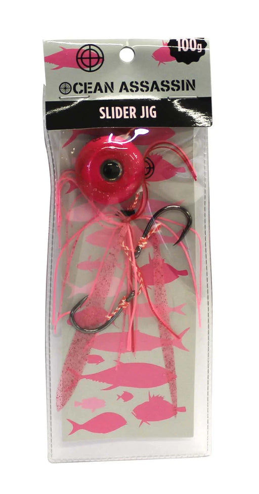 Ocean Assassin Slider Jig - Pink 100g - LX2001 - Homewares, Outdoor, Phone Accessories, Cases, Speakers, Headphones + More -