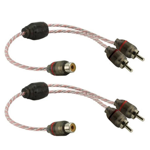 DNA PRO SPEC RCA Y-LEAD 1X FEMALE RCA TO 2X MALE RCA RED(PAIR) - LX2001 - Homewares, Outdoor, Phone Accessories, Cases, Speakers, Headphones + More -