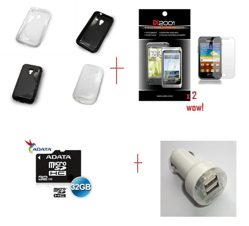 Samsung Galaxy Ace Plus S7500 Case Dual USB Car Charger 32GB - LX2001 - Homewares, Outdoor, Phone Accessories, Cases, Speakers, Headphones + More -