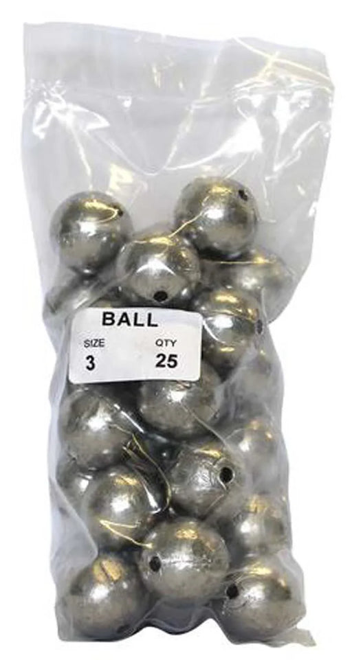 Ball Sinker Bulk Pack 3oz (25 per pack) - LX2001 - Homewares, Outdoor, Phone Accessories, Cases, Speakers, Headphones + More -