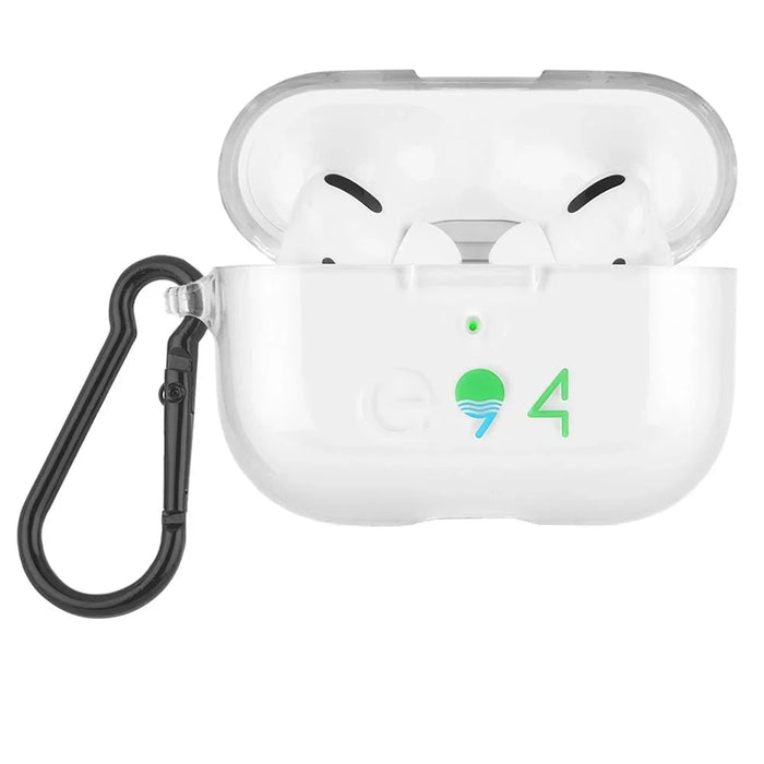 Casemate AirPods Pro Case ECO 94 - Clear w/ Black Carabiner Clip - LX2001 - Homewares, Outdoor, Phone Accessories, Cases, Speakers, Headphones + More -