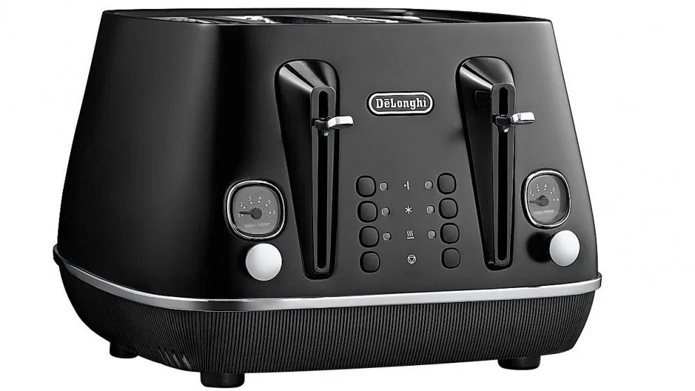 Delonghi Distinta Moments 4 Slice Toaster - Black - LX2001 - Homewares, Outdoor, Phone Accessories, Cases, Speakers, Headphones + More -