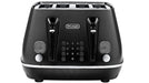 Delonghi Distinta Moments 4 Slice Toaster - Black - LX2001 - Homewares, Outdoor, Phone Accessories, Cases, Speakers, Headphones + More -