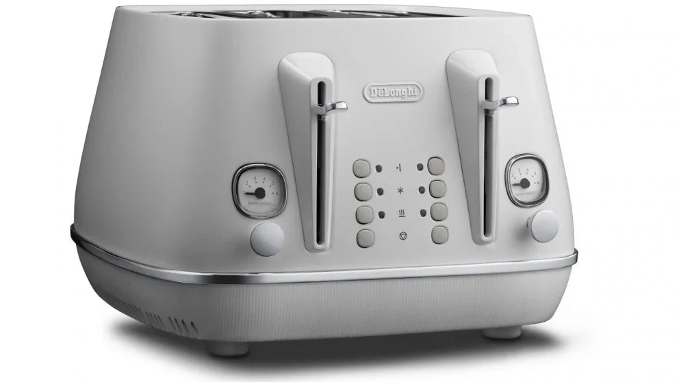 DeLonghi Distinta Moments 4 Slice Toaster - White - LX2001 - Homewares, Outdoor, Phone Accessories, Cases, Speakers, Headphones + More -