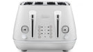 DeLonghi Distinta Moments 4 Slice Toaster - White - LX2001 - Homewares, Outdoor, Phone Accessories, Cases, Speakers, Headphones + More -