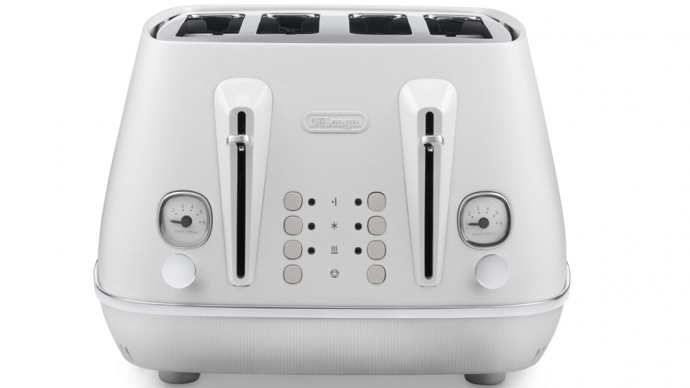 DeLonghi Distinta Moments 4 Slice Toaster - White