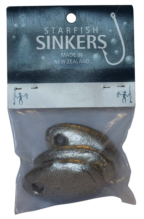 Starfish Spoon Sinker Sinker Packet 3oz (3 per pack)