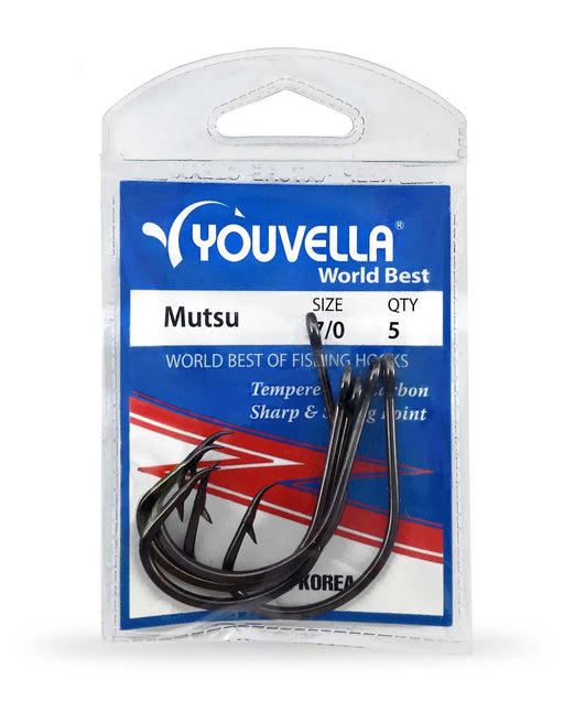 Youvella Mutsu 7/0 Hooks (5 per pack) - LX2001 - Homewares, Outdoor, Phone Accessories, Cases, Speakers, Headphones + More -