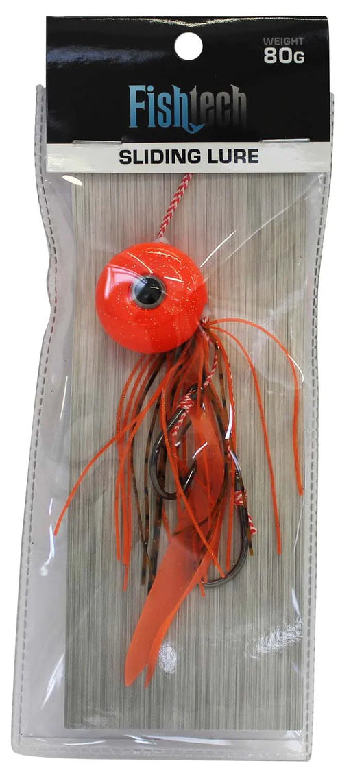 Fishtech 80g Slippery Slider Lure - Orange - LX2001 - Homewares, Outdoor, Phone Accessories, Cases, Speakers, Headphones + More -