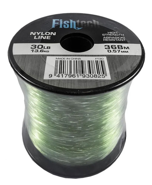 Fishtech 1/4 Pound Nylon Spool 30lb 368m - LX2001 - Homewares, Outdoor, Phone Accessories, Cases, Speakers, Headphones + More -