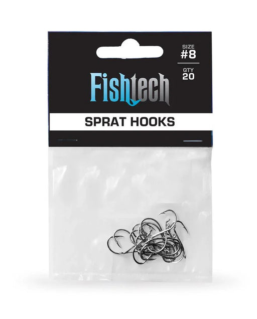 Fishtech #8 Sprat Hooks (20 per pack) - LX2001 - Homewares, Outdoor, Phone Accessories, Cases, Speakers, Headphones + More -