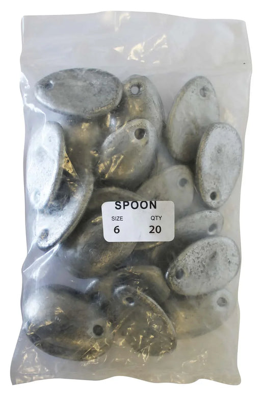 Spoon Sinker Bulk Pack 6oz (20 per pack) - LX2001 - Homewares, Outdoor, Phone Accessories, Cases, Speakers, Headphones + More -