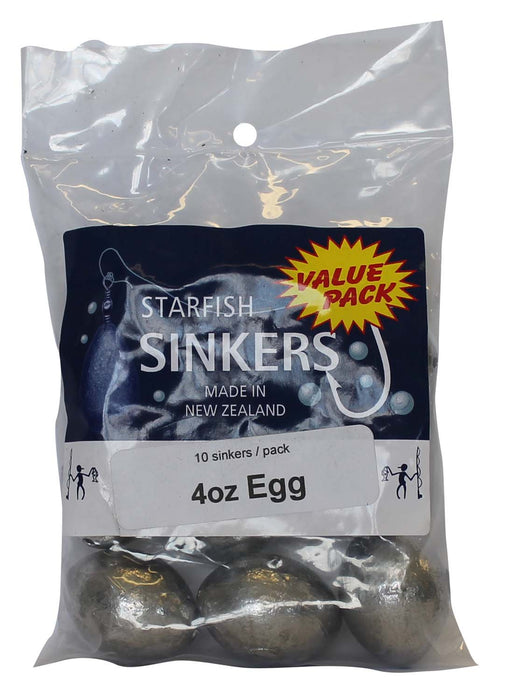 Starfish Egg Sinker Value Pack 4oz (10 per pack)