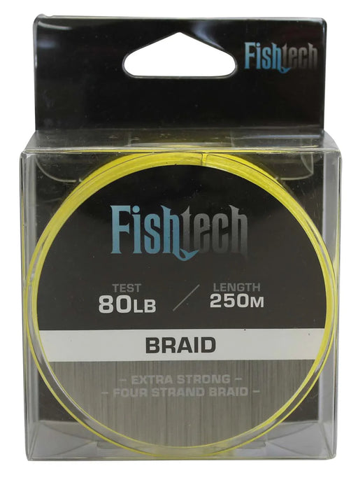 Fishtech Braid 80lb 250m - LX2001 - Homewares, Outdoor, Phone Accessories, Cases, Speakers, Headphones + More -