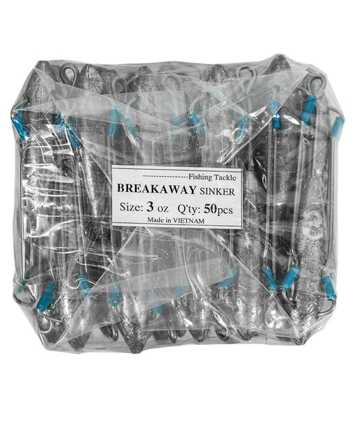 Breakaway Sinker 3oz Bulk (50 per pack) - LX2001 - Homewares, Outdoor, Phone Accessories, Cases, Speakers, Headphones + More -