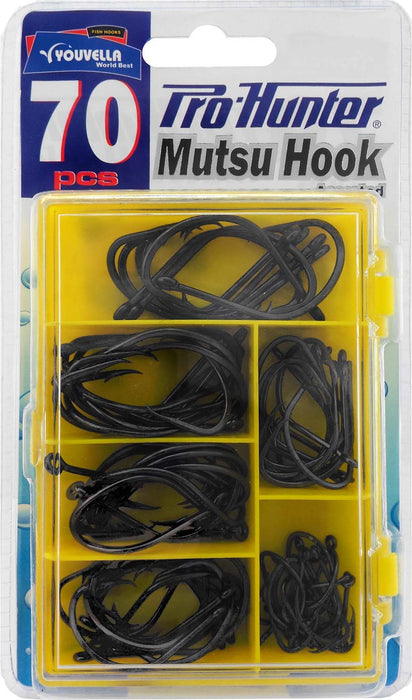 Pro Hunter Mutsu Hook Pack (70 assorted pieces)