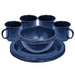 Campfire Dinnerset 4 Person Enamel (Navy) - LX2001 - Homewares, Outdoor, Phone Accessories, Cases, Speakers, Headphones + More -