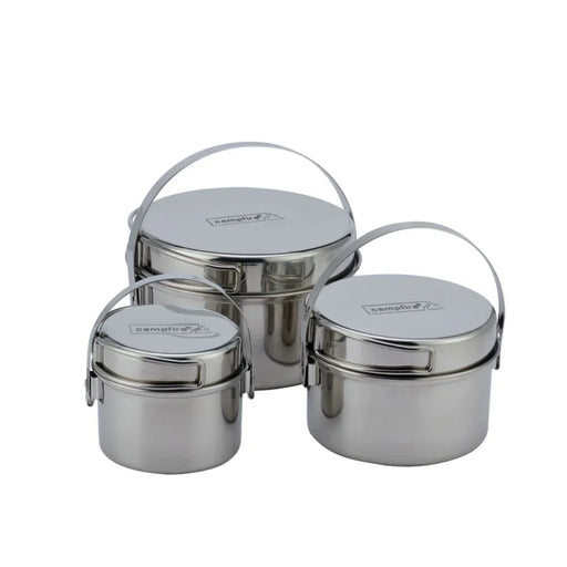 Campfire Stainless Steel 6 Piece Pot Set - LX2001 - Homewares, Outdoor, Phone Accessories, Cases, Speakers, Headphones + More -