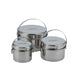 Campfire Stainless Steel 6 Piece Pot Set - LX2001 - Homewares, Outdoor, Phone Accessories, Cases, Speakers, Headphones + More -