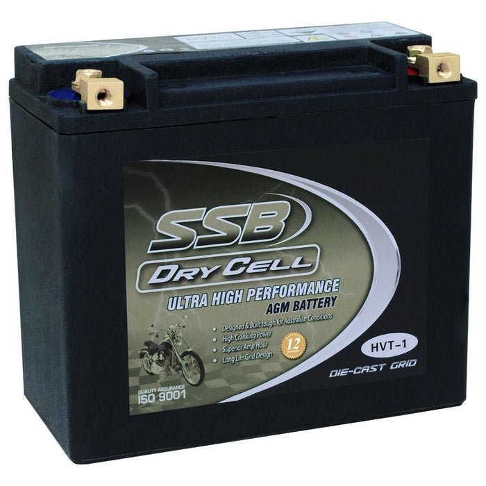 Motorcycle motorbike battery AGM 12V 18AH 450CCA BY SSB ULTRA   DRY CELL