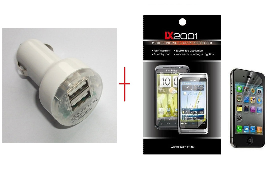Dual Car Charger for iPhone 4
