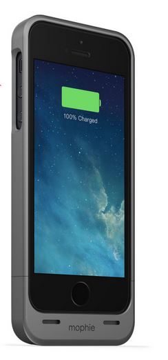 Mophie iPhone 5S Helium Battery Case 2375_JPH-IP5-MBLK-I