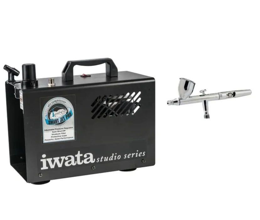 iWata Airbrush Kit HP.CS HP-C Eclipse Airbrush + IS875S Smart Jet Pro Compressor - LX2001 - Homewares, Outdoor, Phone Accessories, Cases, Speakers, Headphones + More -