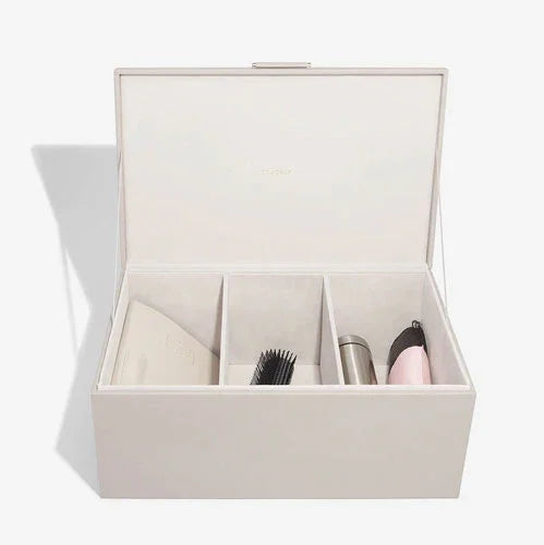 Stackers Storage Box Lidded Medium Taupe - LX2001 - Homewares, Outdoor, Phone Accessories, Cases, Speakers, Headphones + More -