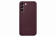 Samsung Galaxy S22+ Smart Clear View Case Cover Burgundy Purple - LX2001 - Homewares, Outdoor, Phone Accessories, Cases, Speakers, Headphones + More -